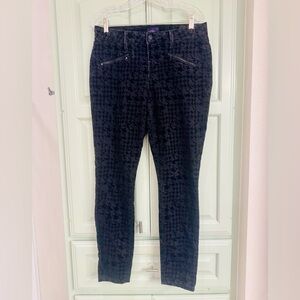 NYDJ Black Patterned Women Jeans